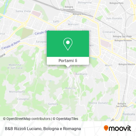 Mappa B&B Rizzoli Luciano