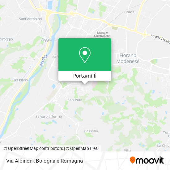 Mappa Via Albinoni