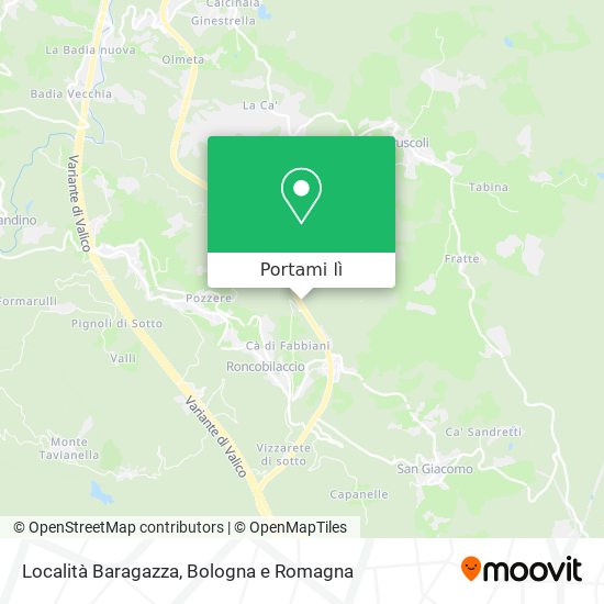 Mappa Località Baragazza