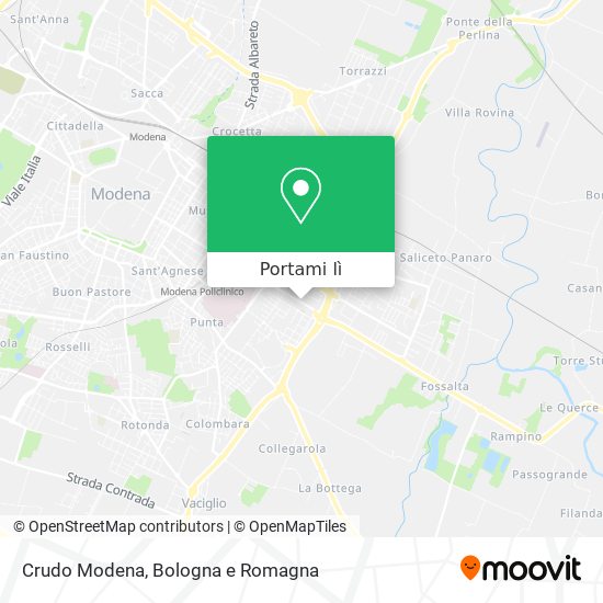 Mappa Crudo Modena