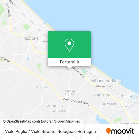 Mappa Viale Puglia / Viale Bitonto