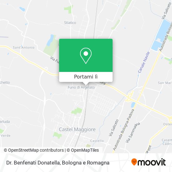 Mappa Dr. Benfenati Donatella