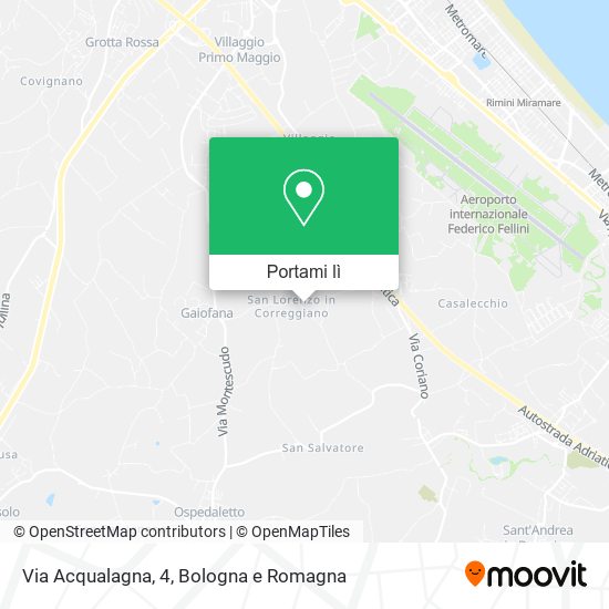 Mappa Via Acqualagna, 4
