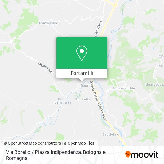 Mappa Via Borello / Piazza Indipendenza