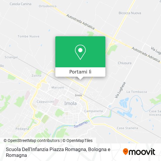 Mappa Scuola Dell'Infanzia Piazza Romagna