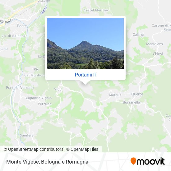 Mappa Monte Vigese