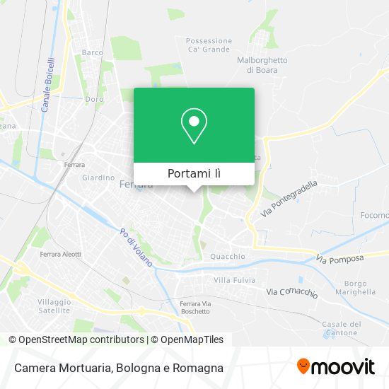Mappa Camera Mortuaria