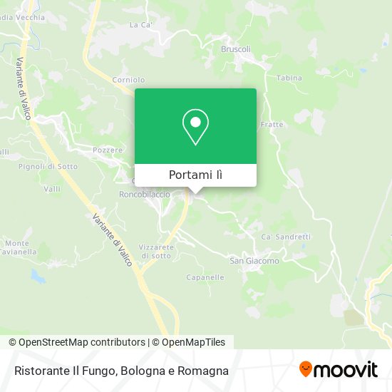 Mappa Ristorante Il Fungo