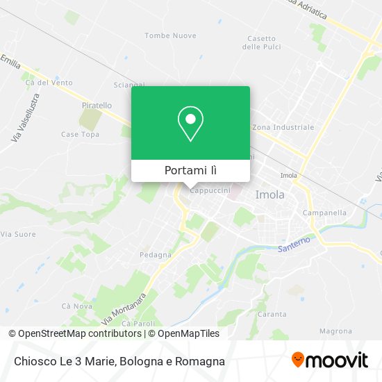 Mappa Chiosco Le 3 Marie