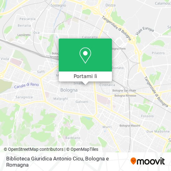 Mappa Biblioteca Giuridica Antonio Cicu