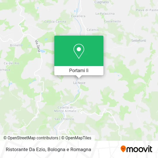 Mappa Ristorante Da Ezio
