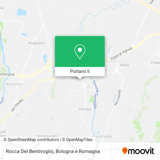 Mappa Rocca Dei Bentivoglio