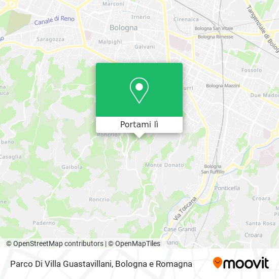 Mappa Parco Di Villa Guastavillani