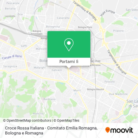 Mappa Croce Rossa Italiana - Comitato Emilia Romagna