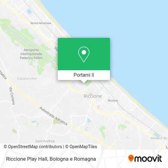 Mappa Riccione Play Hall