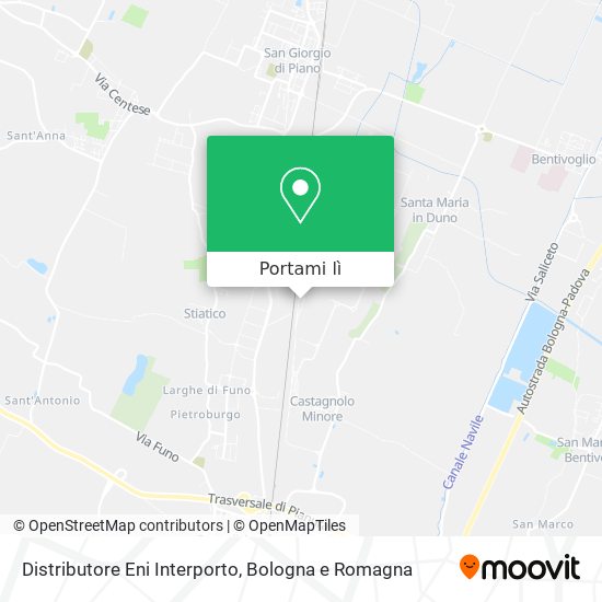 Mappa Distributore Eni Interporto
