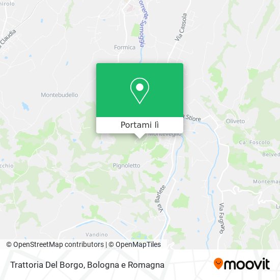 Mappa Trattoria Del Borgo