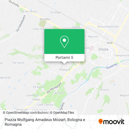 Mappa Piazza Wolfgang Amadeus Mozart