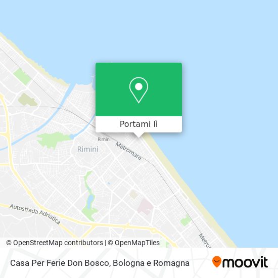 Mappa Casa Per Ferie Don Bosco