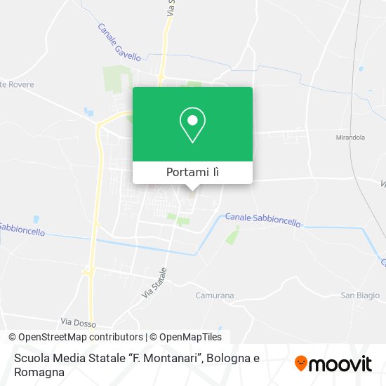 Mappa Scuola Media Statale “F. Montanari”