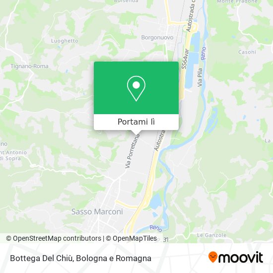 Mappa Bottega Del Chiù