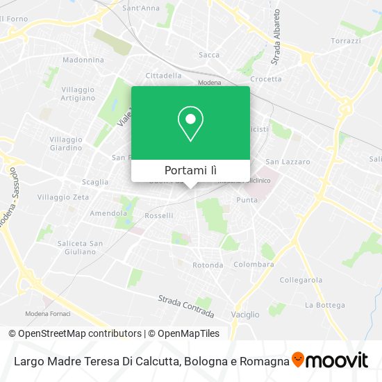 Mappa Largo Madre Teresa Di Calcutta