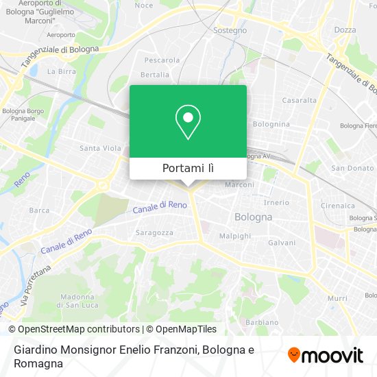 Mappa Giardino Monsignor Enelio Franzoni