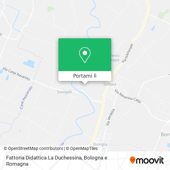 Mappa Fattoria Didattica La Duchessina