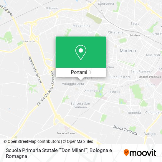Mappa Scuola Primaria Statale ""Don Milani""
