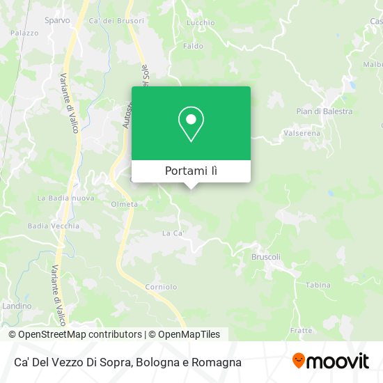 Mappa Ca' Del Vezzo Di Sopra
