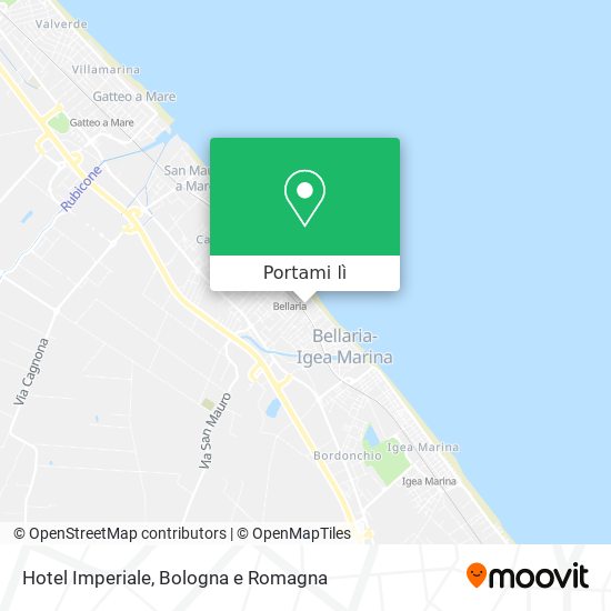 Mappa Hotel Imperiale