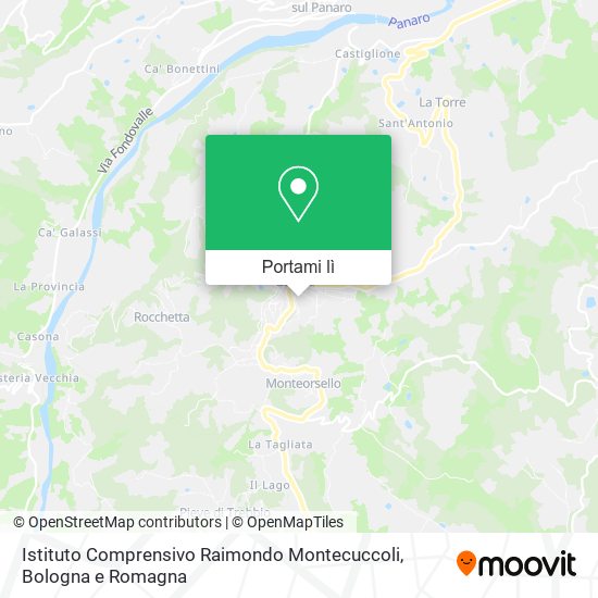 Mappa Istituto Comprensivo Raimondo Montecuccoli