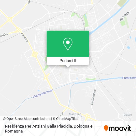 Mappa Residenza Per Anziani Galla Placidia