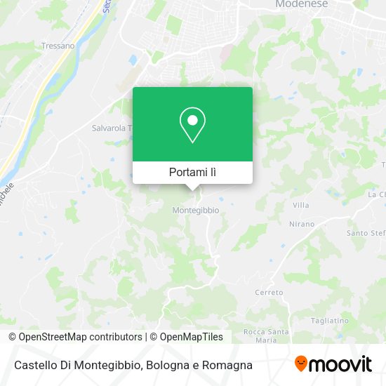 Mappa Castello Di Montegibbio