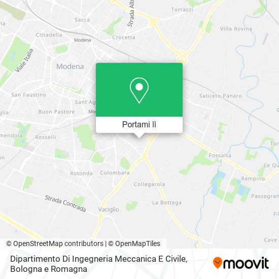 Mappa Dipartimento Di Ingegneria Meccanica E Civile