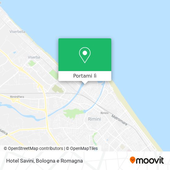 Mappa Hotel Savini