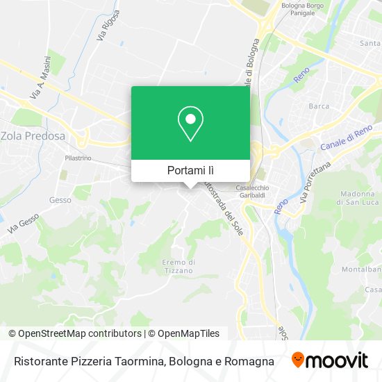 Mappa Ristorante Pizzeria Taormina