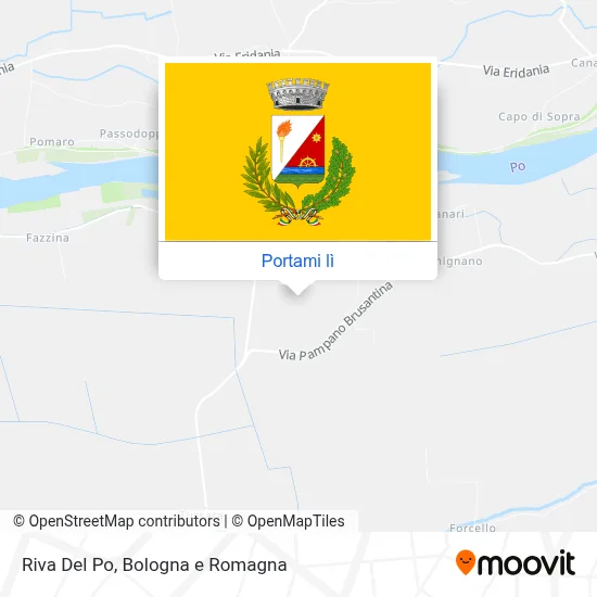 Mappa Riva Del Po
