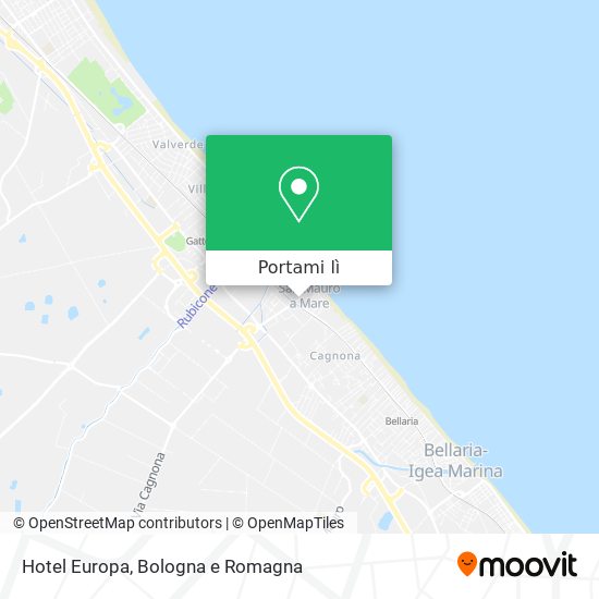 Mappa Hotel Europa
