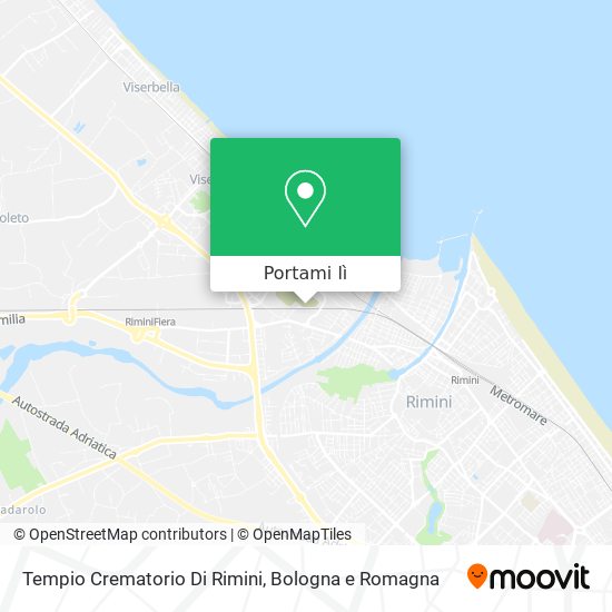 Mappa Tempio Crematorio Di Rimini