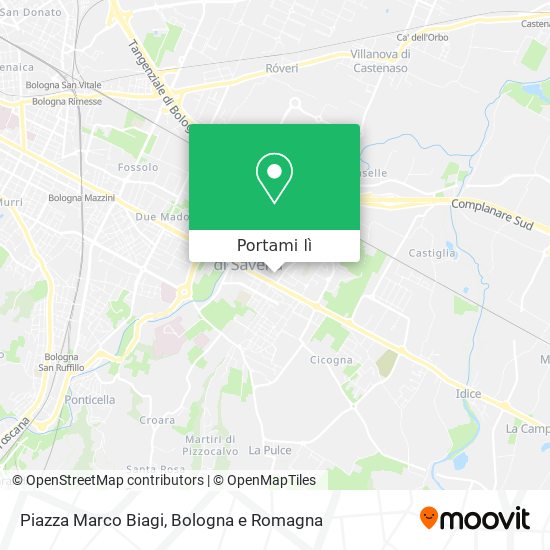 Mappa Piazza Marco Biagi
