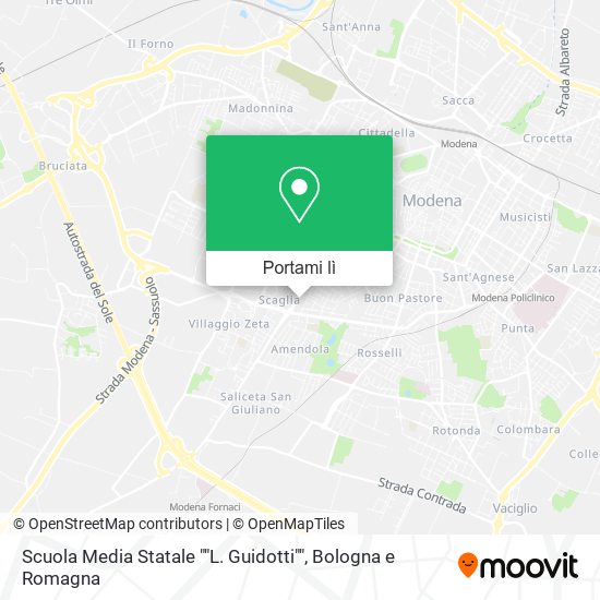 Mappa Scuola Media Statale ""L. Guidotti""