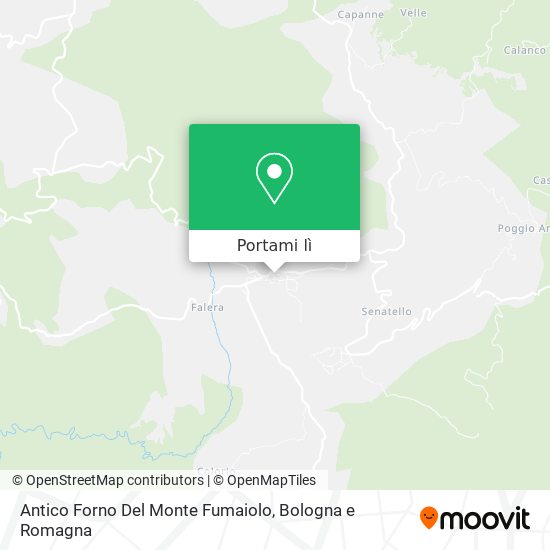 Mappa Antico Forno Del Monte Fumaiolo