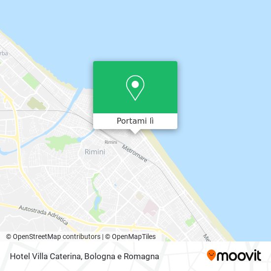 Mappa Hotel Villa Caterina