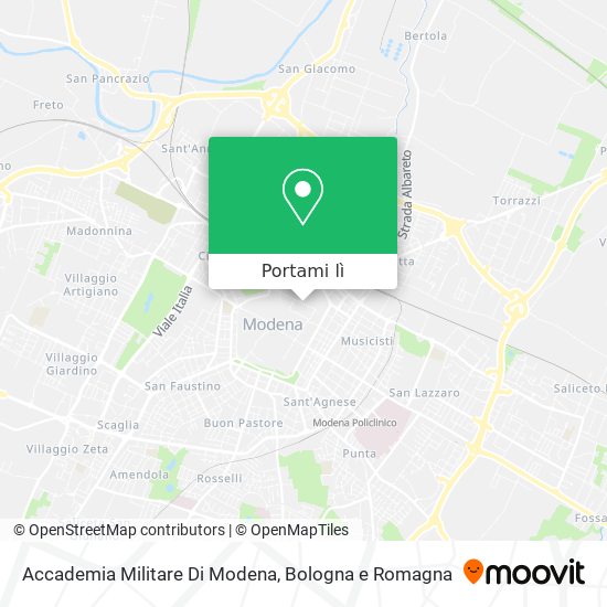 Mappa Accademia Militare Di Modena