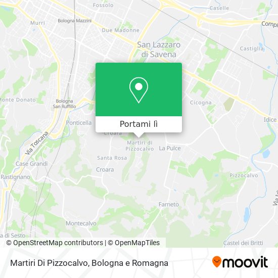 Mappa Martiri Di Pizzocalvo