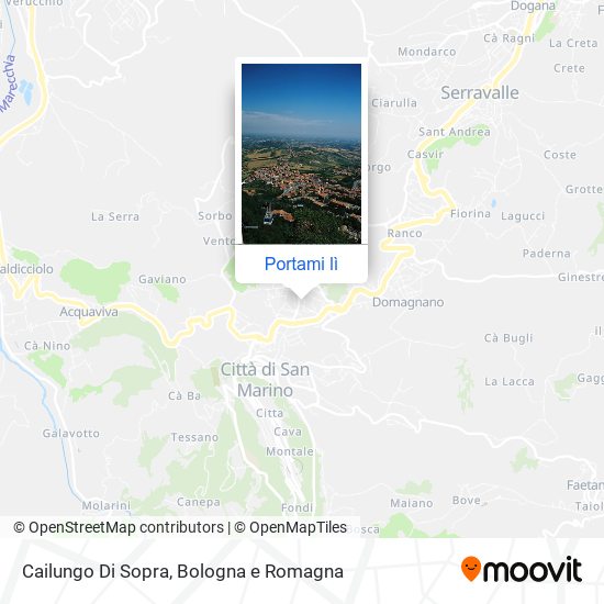 Mappa Cailungo Di Sopra