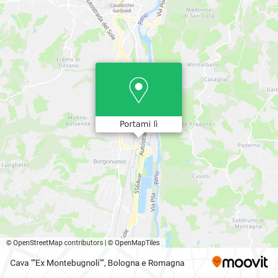 Mappa Cava ""Ex Montebugnoli""