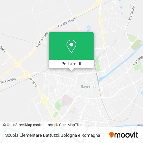 Mappa Scuola Elementare Battuzzi