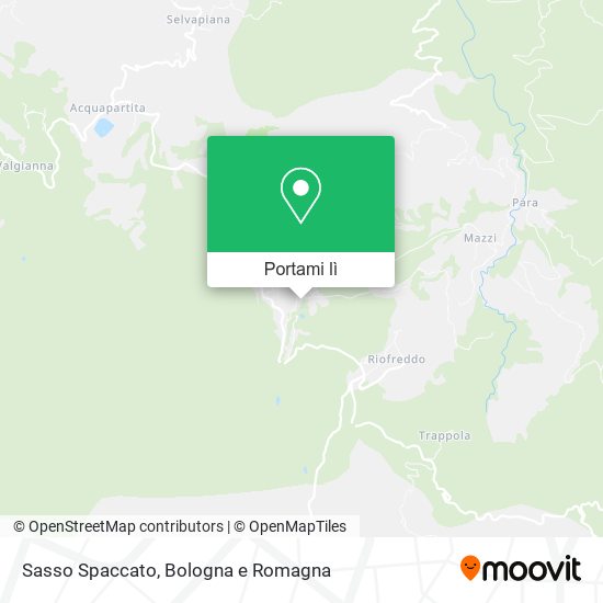 Mappa Sasso Spaccato